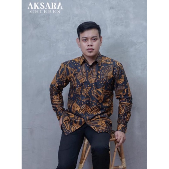AKSARA CELEBES - KAIN BATIK LONTARA MOTIF SOUTH SULAWESI KHAS SULAWESI SELATAN