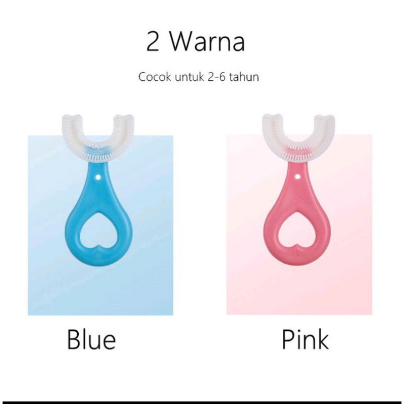 Sikat Gigi Anak Bentuk U Sikat Gigi Silikon Sikat Gigi Bayi