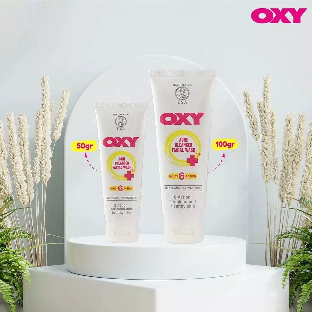 Oxy Acne Facial Cleanser Facial Wash Multi 6 Action - Oily And Acne Prone Skin