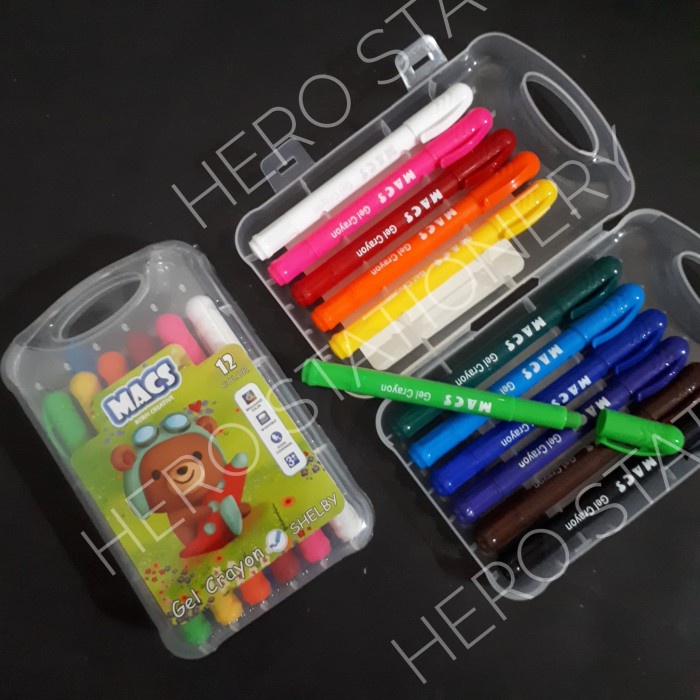 

Cuci Gudang Krayon Gel Crayon Macs Set 12 Warna Diskon