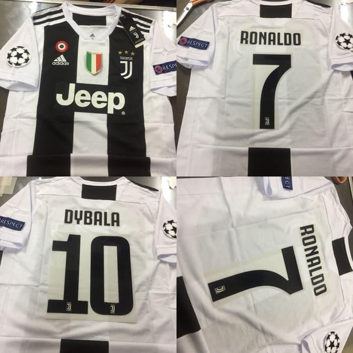 BEST DEAL JERSEY BAJU KAOS JUVE JUVENTUS HOME 18/19 GRADE ORI FULL PATCH NAMESET 