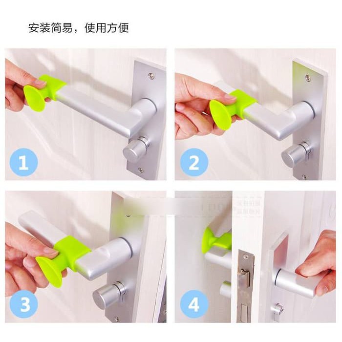 Baby Safety Penahan Pintu Silikon- Door Stopper Alat Penahan Pintu Pengganjal Pintu Bantalan Pintu Serbaguna