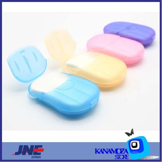 

TN055 Sabun Cuci Tangan Kertas Mini Travel Disposable Paper Soap Boxed