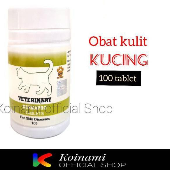 STAR BRANDS DERMAPRO cat 100 tablet / raid all / veterinary / obat jamur scabies gudig / kulit / kuc