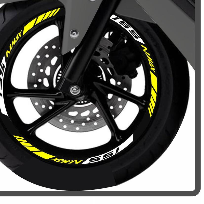 ➩ stiker pelek NMAX sticker velk NMAX VARIASI LIS VELEK MODIFIKASI PELEK MOTOR VARIASI ℮