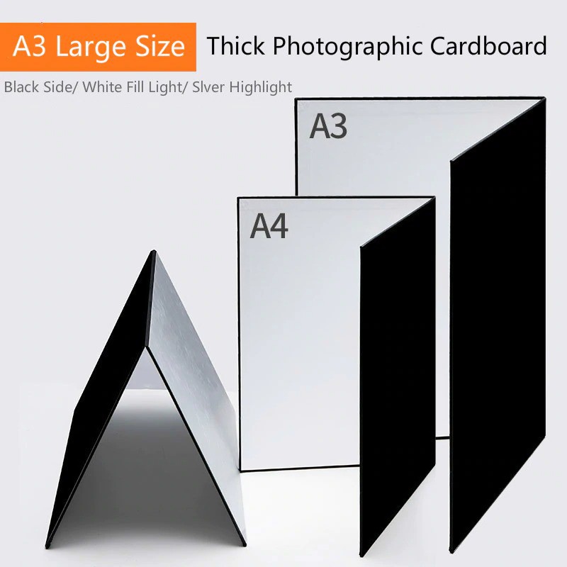 

Papan Reflector Lipat Collapsible Board 3in1 Reflective Paper 58x42cm