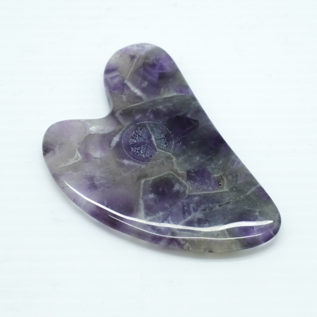 Guasha Facial Massage Tool - Amethyst Stone by Oda Beauty