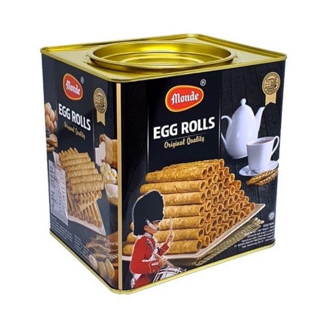 

BISKUIT KALENG MONDE EGG ROLL SERENA 600 GR BESAR