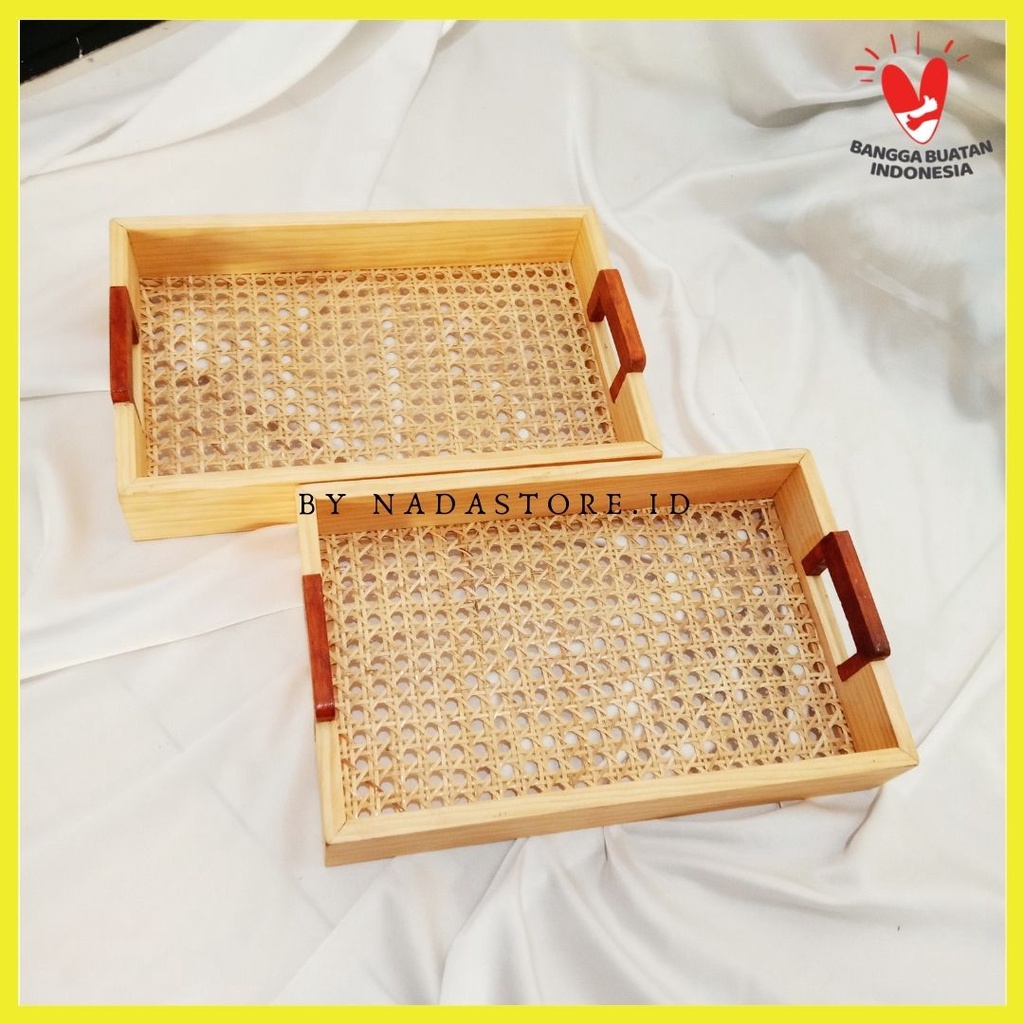 TRAY / BAKI HOMEDECOR NAMPAN AESTHETIC WOODEN W-18