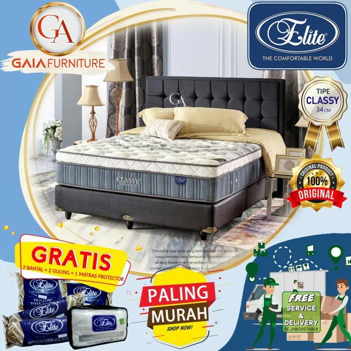 FULL SET | Matras Kasur Elite Springbed CLASSY ORIGINAL