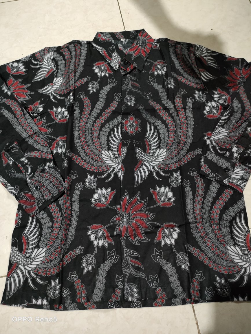 Batik Pria Lengan Panjang Kemeja Batik Pria Lengan Panjang M L Xl Xxl Xxxl