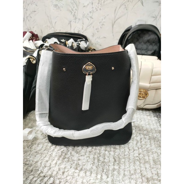 tas Kate spade marti bucket large black