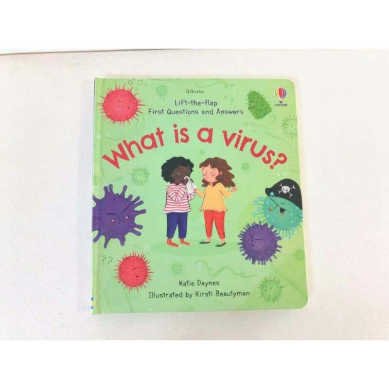BUKU USBORNE LIFT THE FLAP FIRST QUESTIONS AND ANSWERS &quot;WHAT IS A VIRUS? &quot;