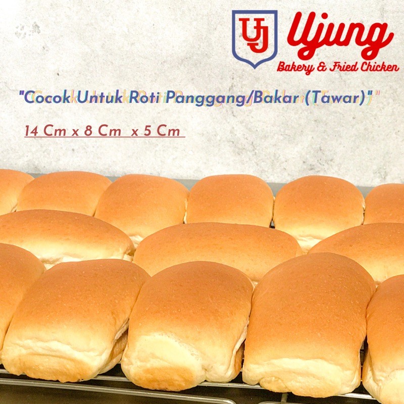 Roti Bun &amp; Roti Hotdog| Roti Tawar &amp; Gandum | Roti Bakar (Rb88)14 cm x 8 cm 5 cm | Roti ES Coklat