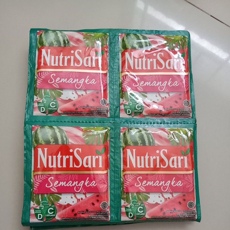 

Nutrisari semangka 1 renceng isi 10