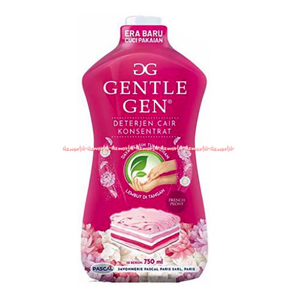 Gentle Gen 750ml Detergen Cair Konsentrat Daya Bersih Tumbuhan Sabun Cuci Cair Lembut Di Tangan Pascal Detergent GG Gentel Gen Gentlegen Botol 750 ml