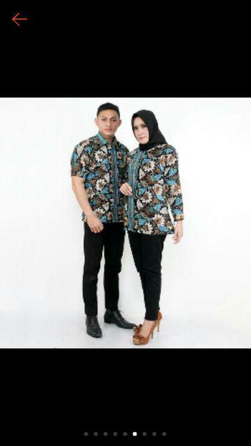 Batik Dolby Dolbi Dobby Doby Tenun Sutra Tulis Katun Atbm Baron Atasan Batik Wanita Sogan Srg308