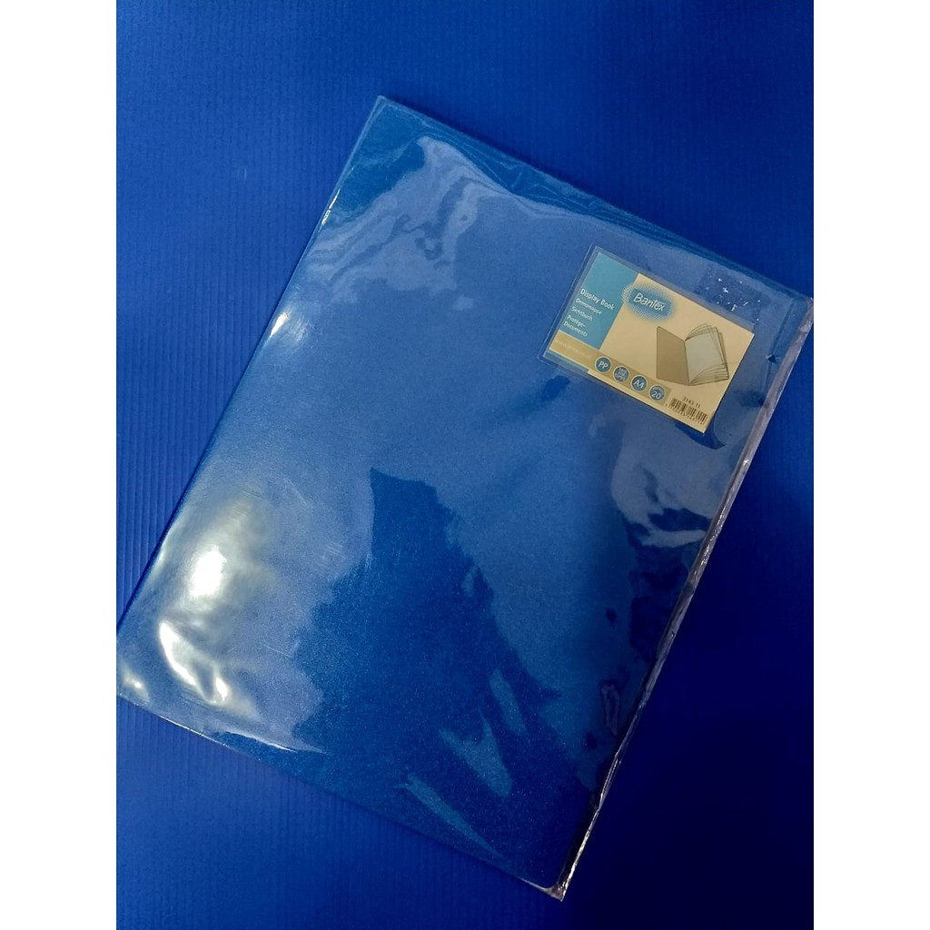 

CLEAR HOLDER 20 POCKETS A4 BANTEX/MAP HOLDER/3143
