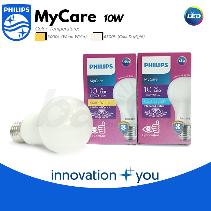 PHILIPS LED Bulb MyCare 10W - 1020 Lumens