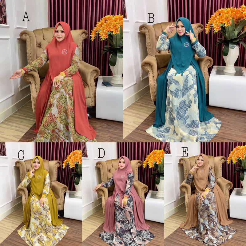 ♥️ DHEAAFIECCENA1 ♥️Ready siap kirim Andita syar'i by Irna emerald/Andita syar'i by Irna/Anandita by