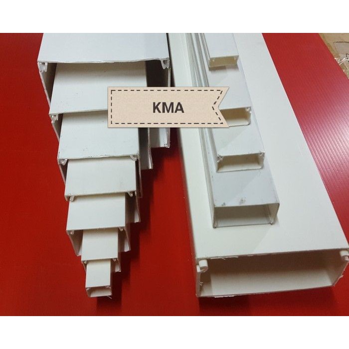 Duct Tutup 100x200mm / Kabel Duct 10x20cm / Solid Duct 200x100mm - 3 meter / Duct 3meter PUTIH