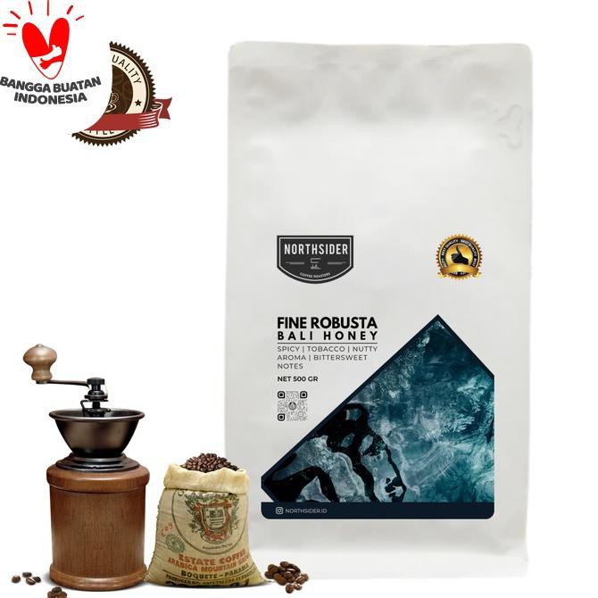 

Biji Kopi Robusta Bali Kintamani Honey - 500Gr Northsider Coffee - Biji Kopi Harga Promo