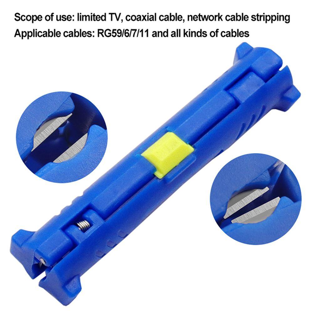 Solighter 2pcs Tang Kabel Kawat Stripping Multi Fungsi|Pen Cutter Kabel Kawat