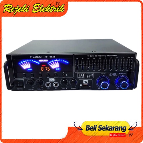 Power Amplifier Bluetooth  Fleco BT-8628 - Power Audio Bisa Karaoke