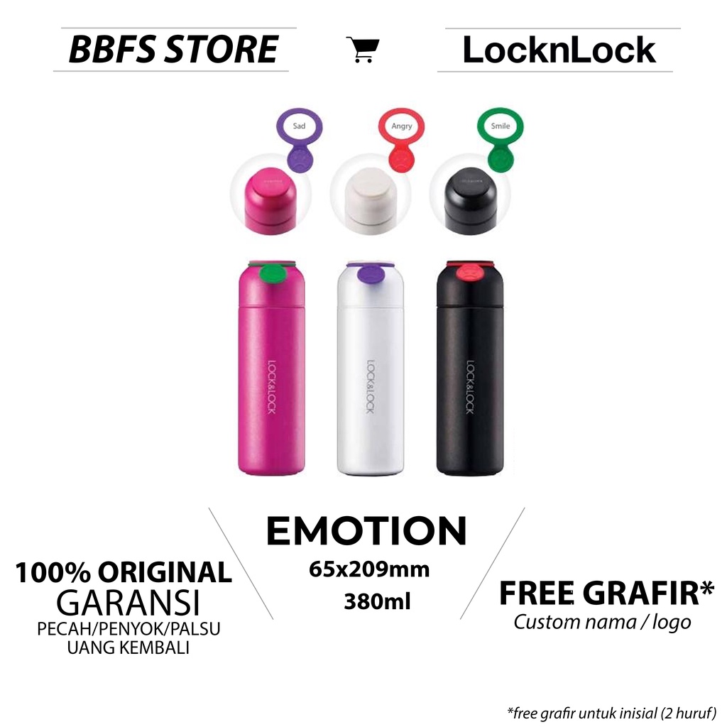 Lock n Lock Emotion Tumbler 380ml termos Lock&amp;Lock hot n cool