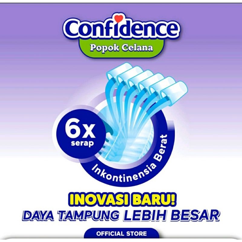 POPOK DEWASA CONFIDENCE | M 10 | L 10 TIPE CELANA