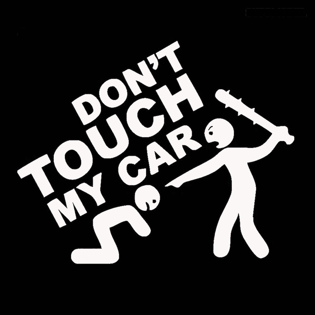 Stiker Tulisan Don Not Touch My Car Untuk Dekorasi Bumper Mobilmotor