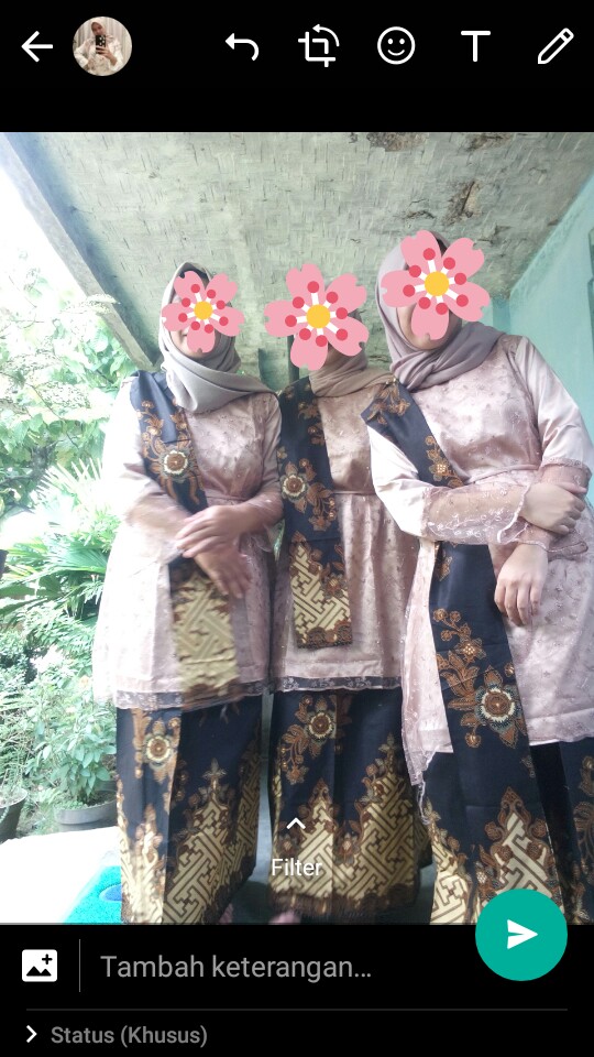 Couple New Akita ---- Couple Danilla Brokat Tille-modern Batik Couple Sarimbit Brokat