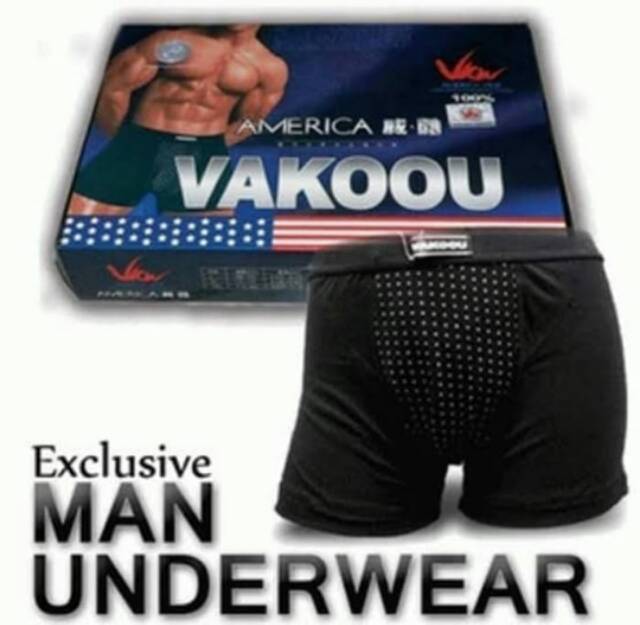 VAKOOU CELANA DALAM KESEHATAN PRIA ORIGINAL AMERICAN VAKOOU MAGNETIC FIBER