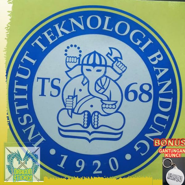 

TERMURAH stiker cutting ITB logo Institut Teknologi Bandung Dragon Sticker
