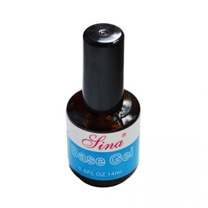 Sina base coat basecoat Lina gel polish uv lamp kutek gel dasar