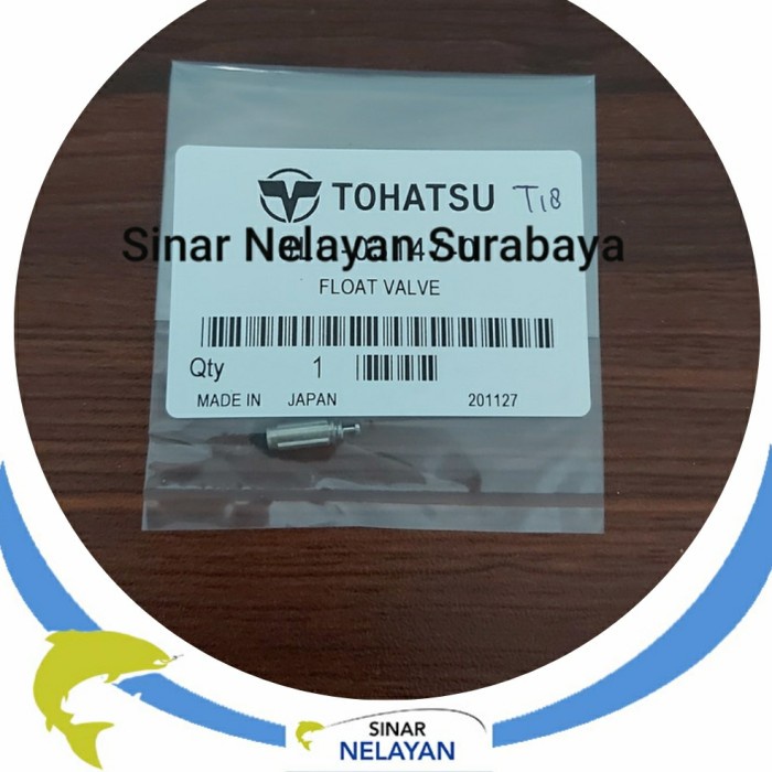 Float valve / jarum karburator mesin tempel Tohatsu 18pk