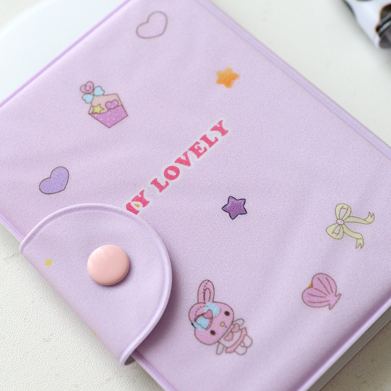 Kawaii Album Foto 3inch PVC Card Holder Mini Album Idol Buku Penyimpanan Photocard