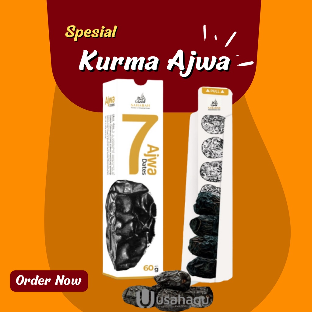 Kurma Ajwa 7 Butir Premium