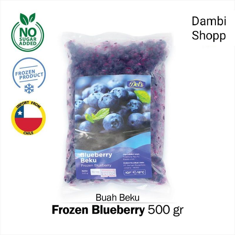 Blueberry IQF Frozen 1 kg