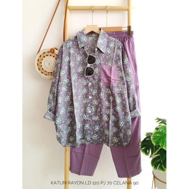 ONE SET MOTIF TERBARU/ KEKINIAN-7