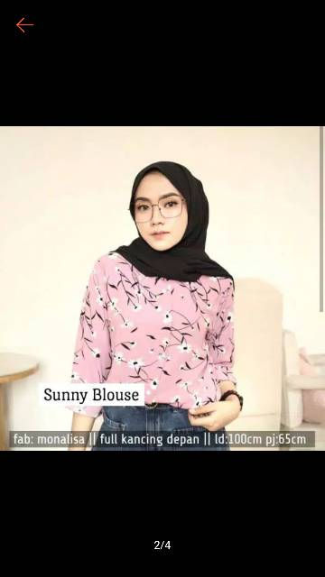 PROMO SUNY BLOUSE MONALISA