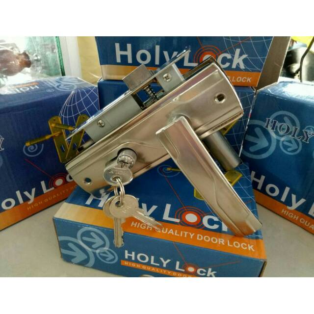 1SET Kunci pintu kecil HPP VPR silver putih handle pintu 1SET Kunci pintu kecil HPP VPR silver putih handle pintu