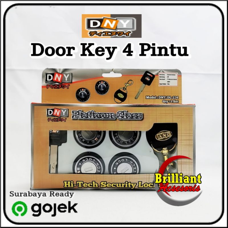 Door Key / Kunci Pintu Universal - 2 Pintu / 3 Pintu / 4 Pintu