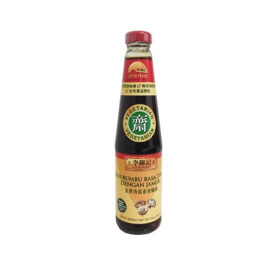 

Lee Kum Kee Golden Vegetarian Oyster Sauce 510gr Saus tiram Jamur