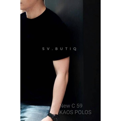 ➷ Kaos Polos Cotton New C59 ➺