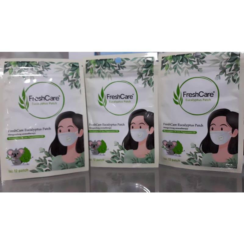 Jual Fresh Care Eucalyptus Patch Dan Telon Patch, 1 Sachet Isi 12 Patch ...