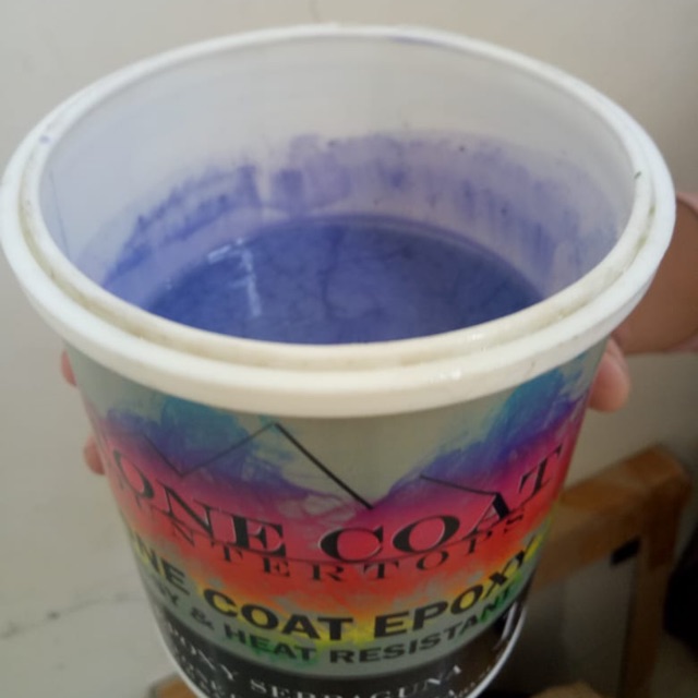 

Stonecoat cat epoxy purple met colour 1litter