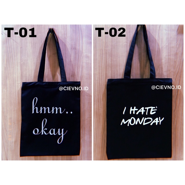 TOTE BAG SABLON (TAS WANITA &amp; PRIA)