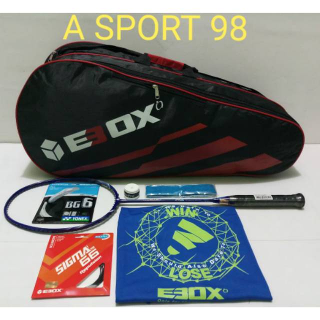 RAKET BADMINTON ORIGINAL EBOX NITRO 28 XEON