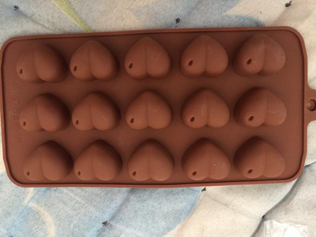 [bayar Di Tempat]peralatan Baking: Cetakan Fondant Kue/jelly/coklat Bahan Silikon Bentuk Hati